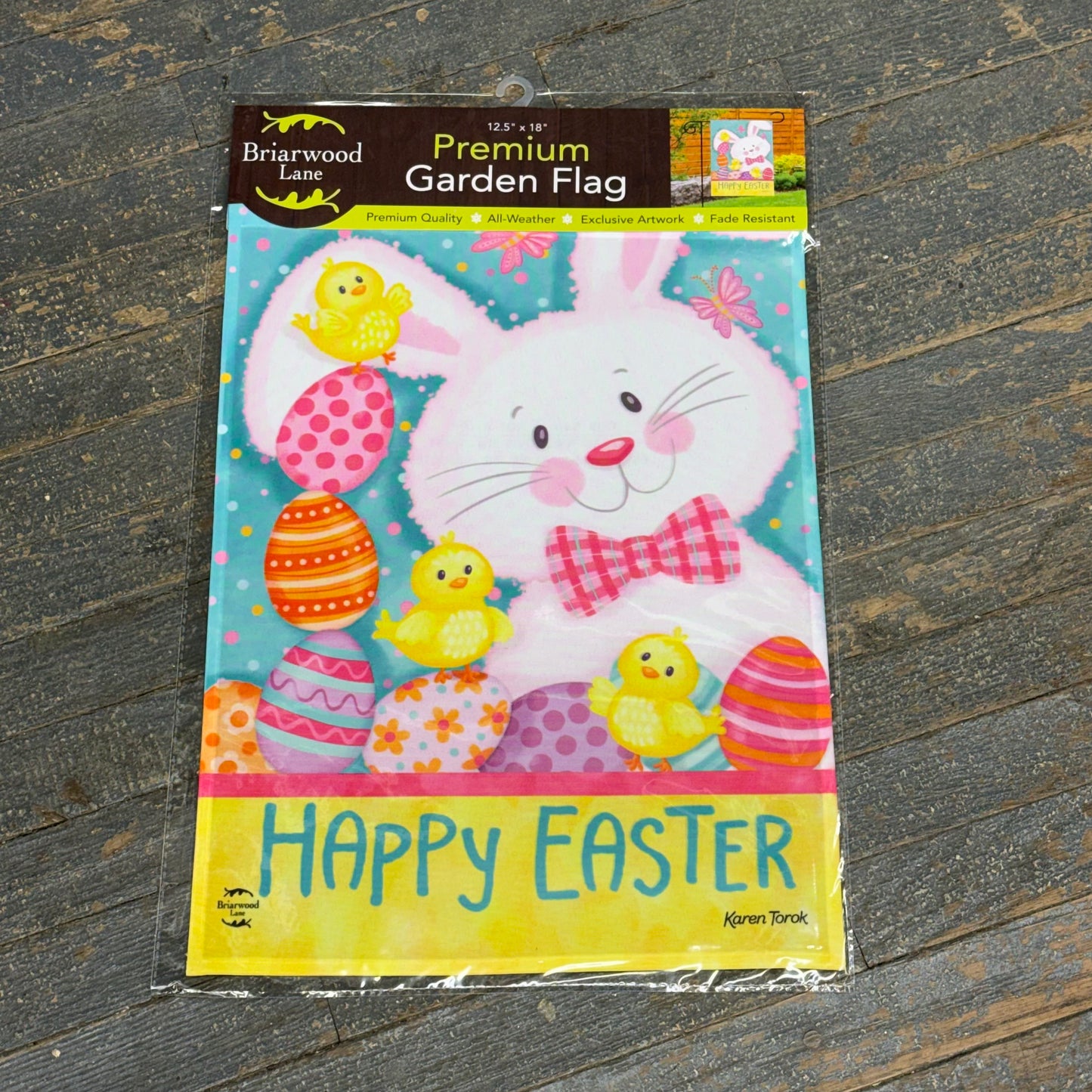 Easter Time Holiday Garden Flag