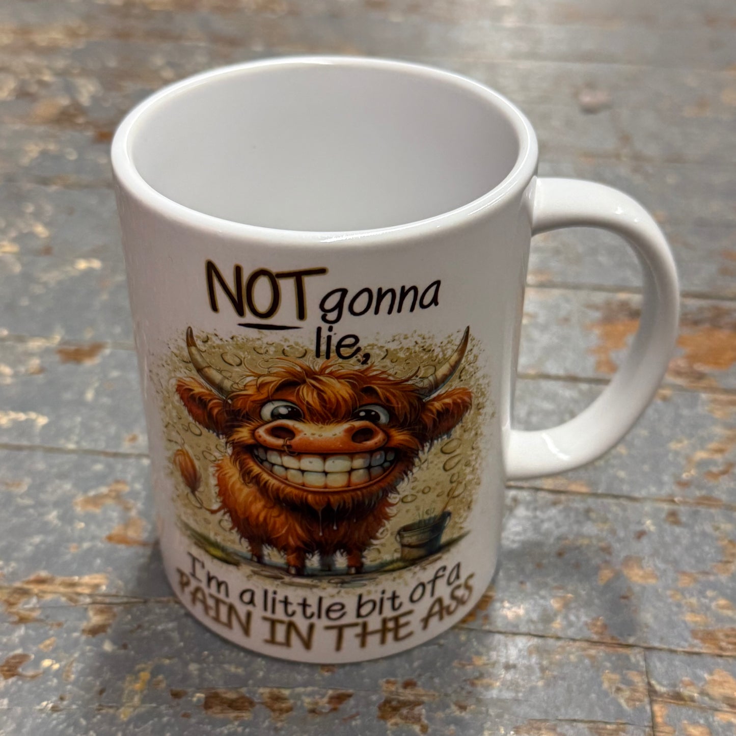 Pain Ass 12oz Beverage Drink Coffee Mug White