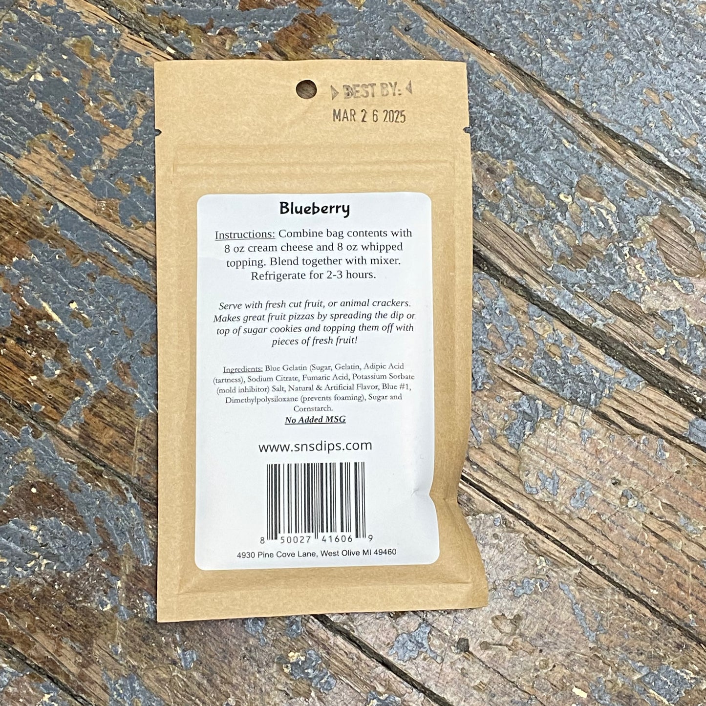 Small Batch Blueberry Dip