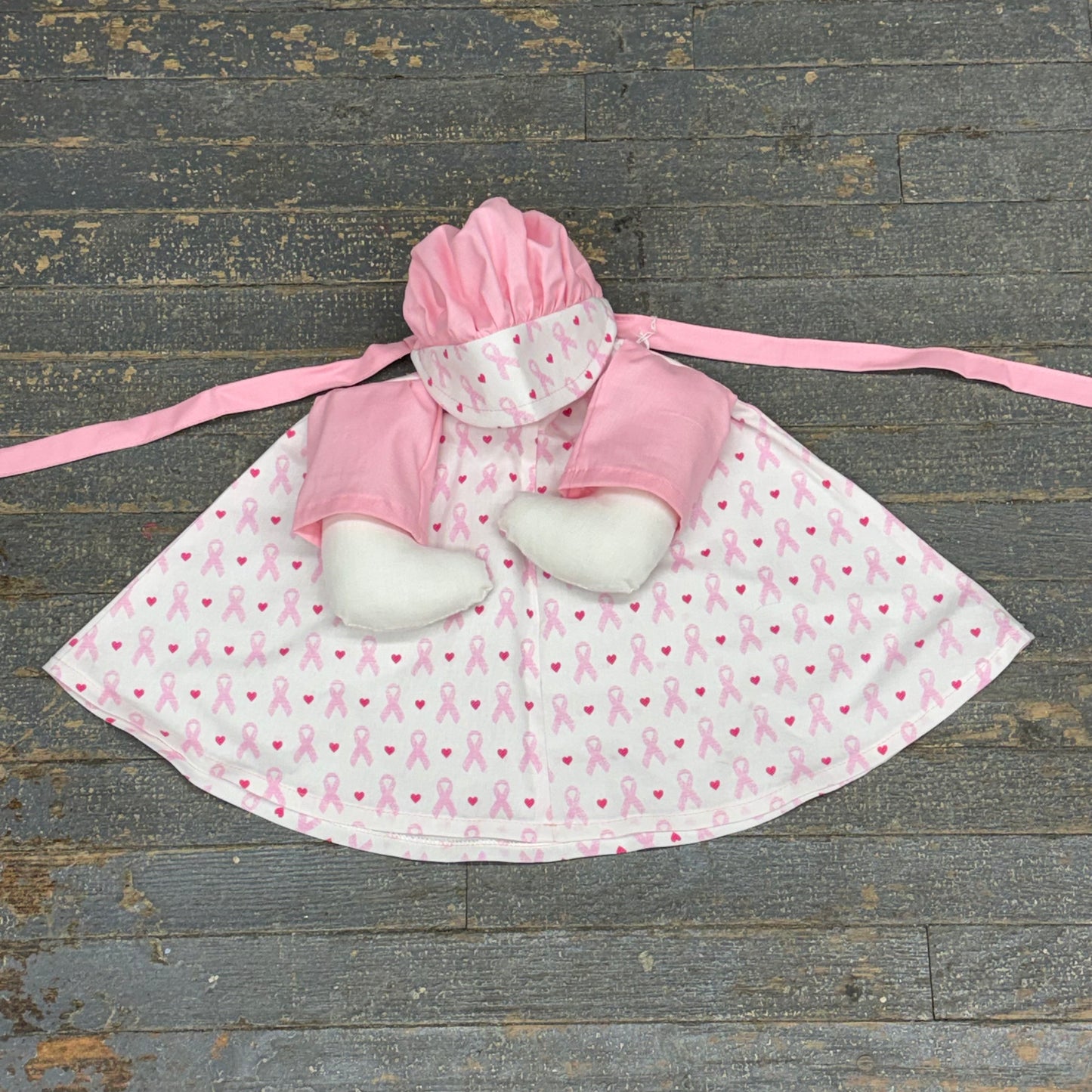 Goose Clothes Complete Holiday Goose Outfit Pink Ribbon Cancer Dress and Hat Costume