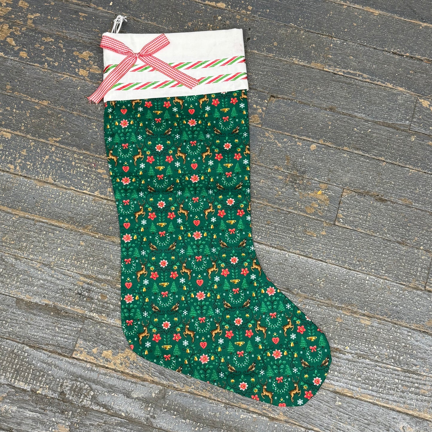 Handcrafted Holiday Stocking Reindeer