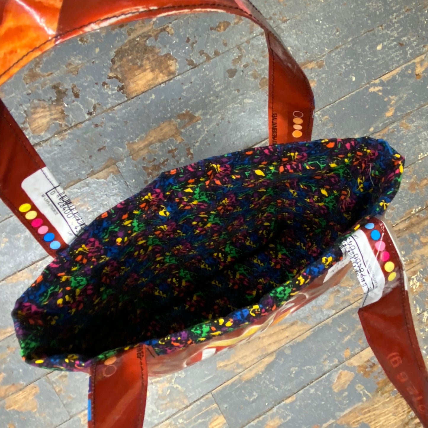 Handmade Product Brand Fabric Cloth Tote Purse Bag Lays BBQ Chip