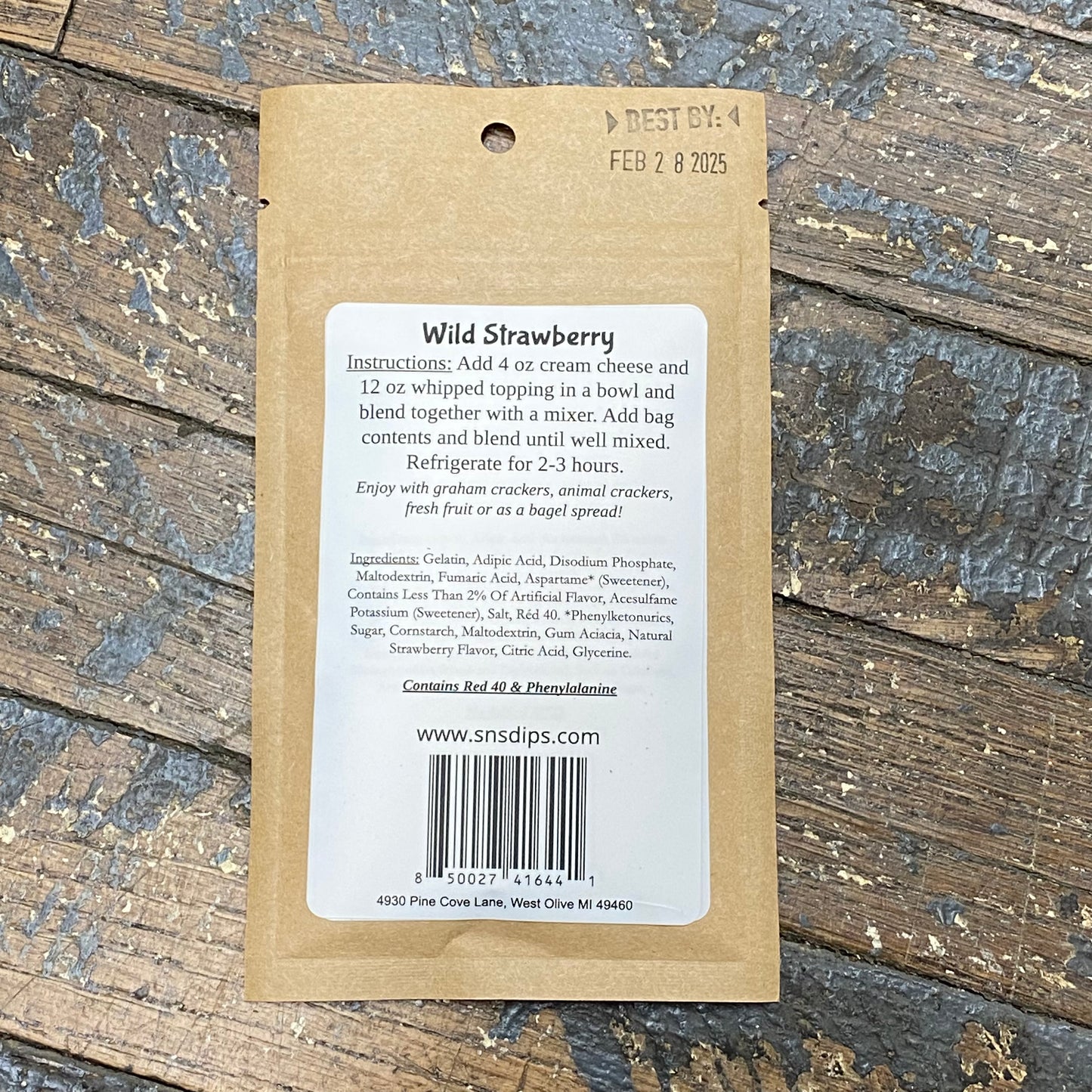 Small Batch Wild Strawberry Dip