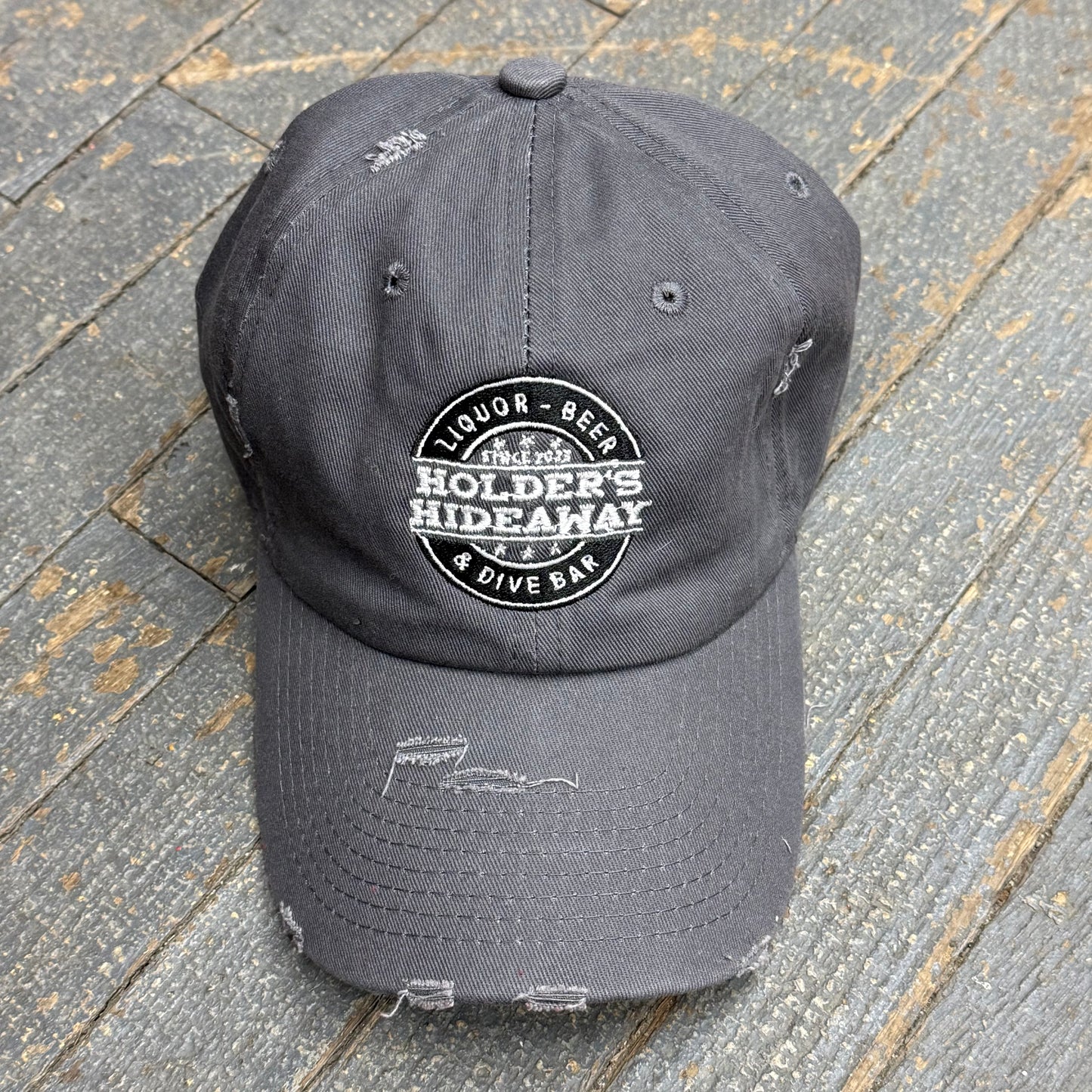 Holders Hideaway Embroidered Ball Cap Rugged Grey