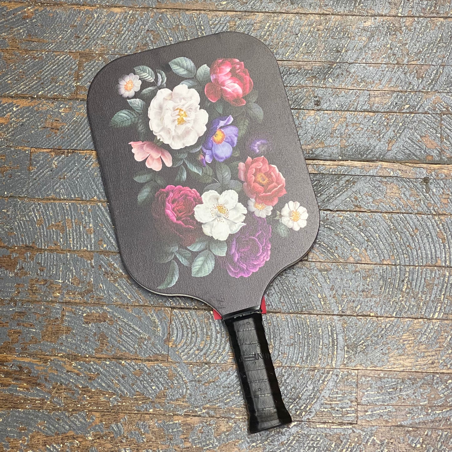 Pickleball Paddle Floral Pattern