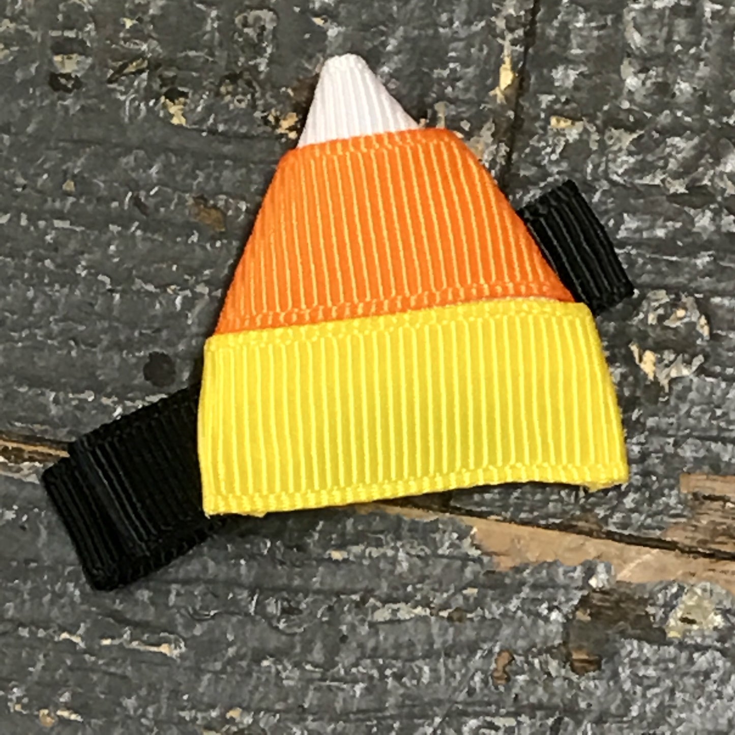 Hair Clip Ribbon Sculpture Headband Bow Holiday Halloween Candy Corn