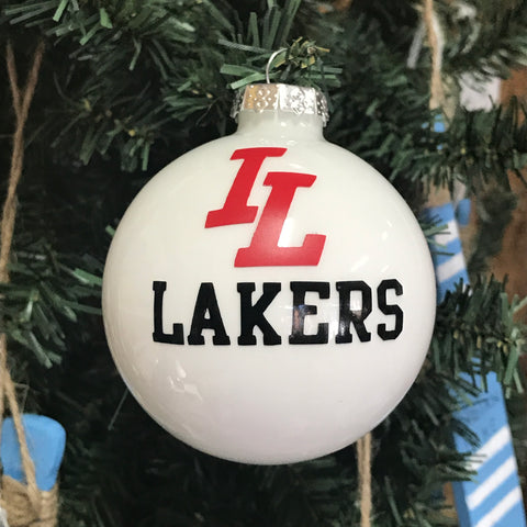 Holiday Christmas Tree Ornament Indian Lake Lakers