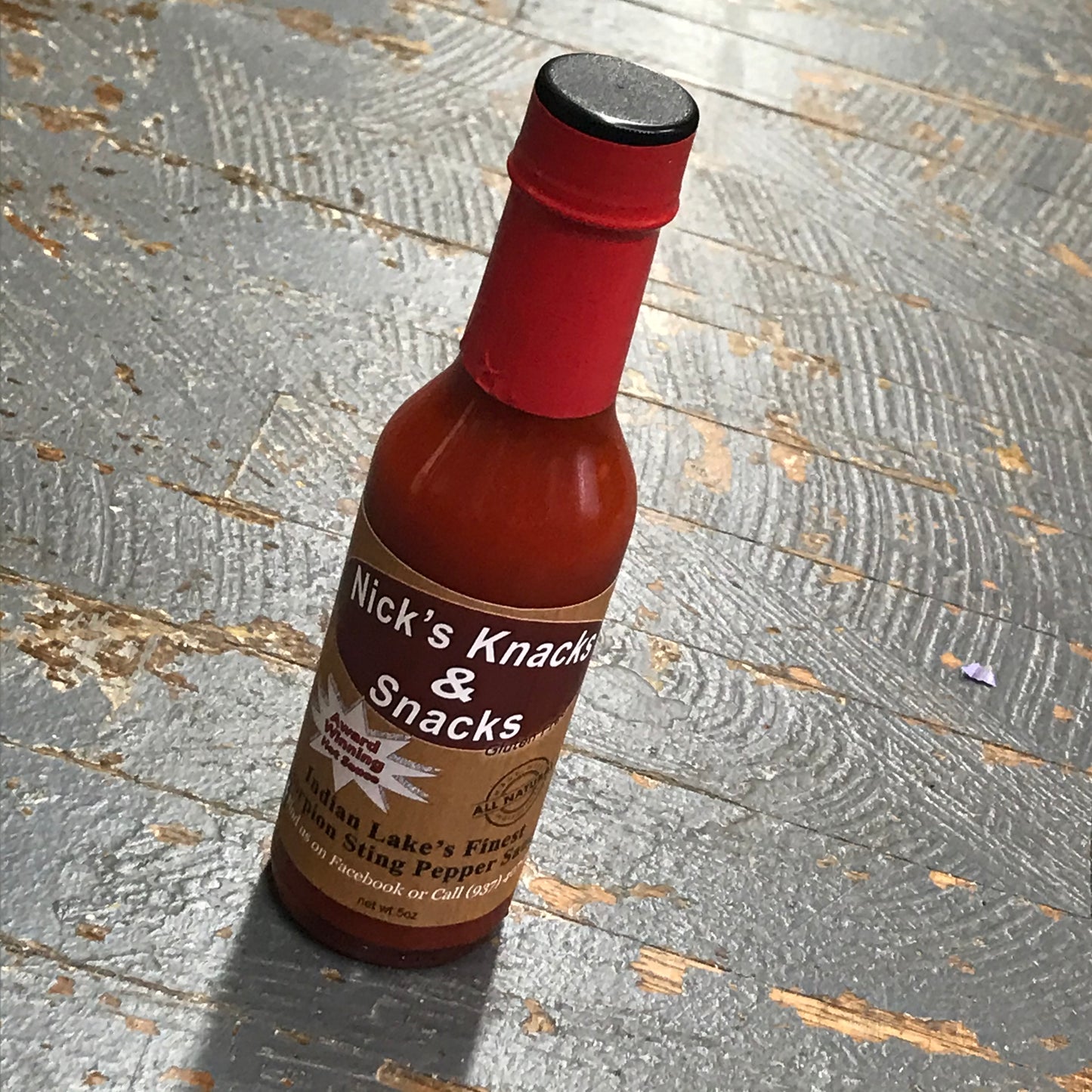 Nicks Snacks All Natural Scorpion Sting Pepper Hot Sauce