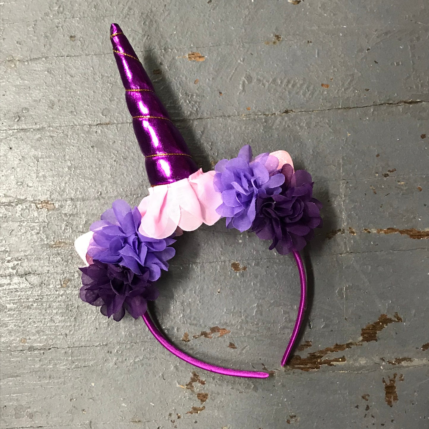 Hair Clip Headband Bow Unicorn Horn and Ears
