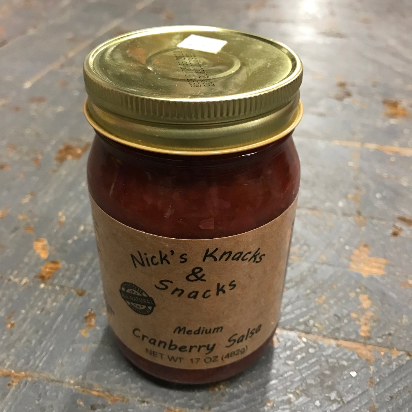 Nicks Snacks All Natural Medium Cranberry Salsa