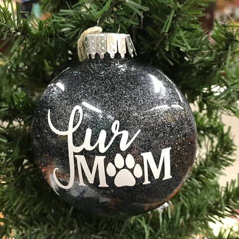 Holiday Christmas Tree Ornament Fur Mom 
