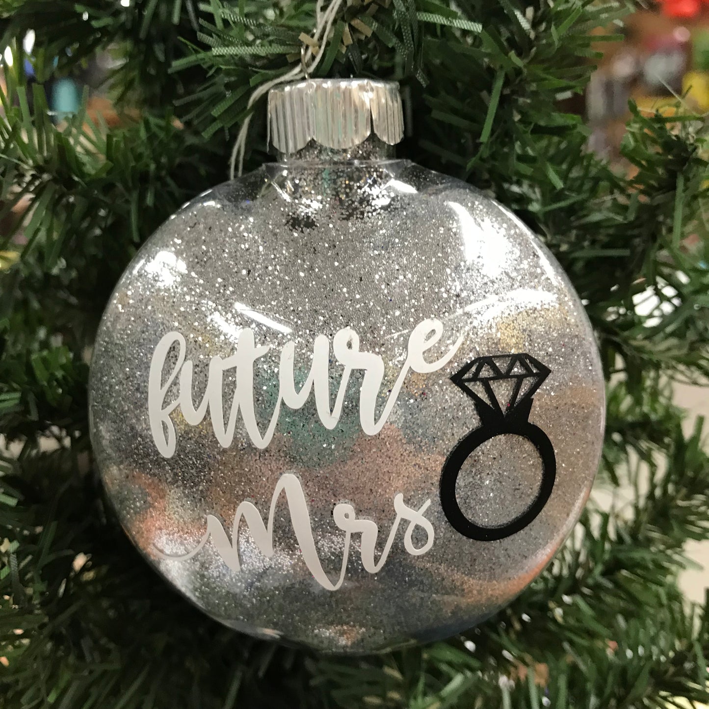 Holiday Christmas Tree Ornament Future Mrs