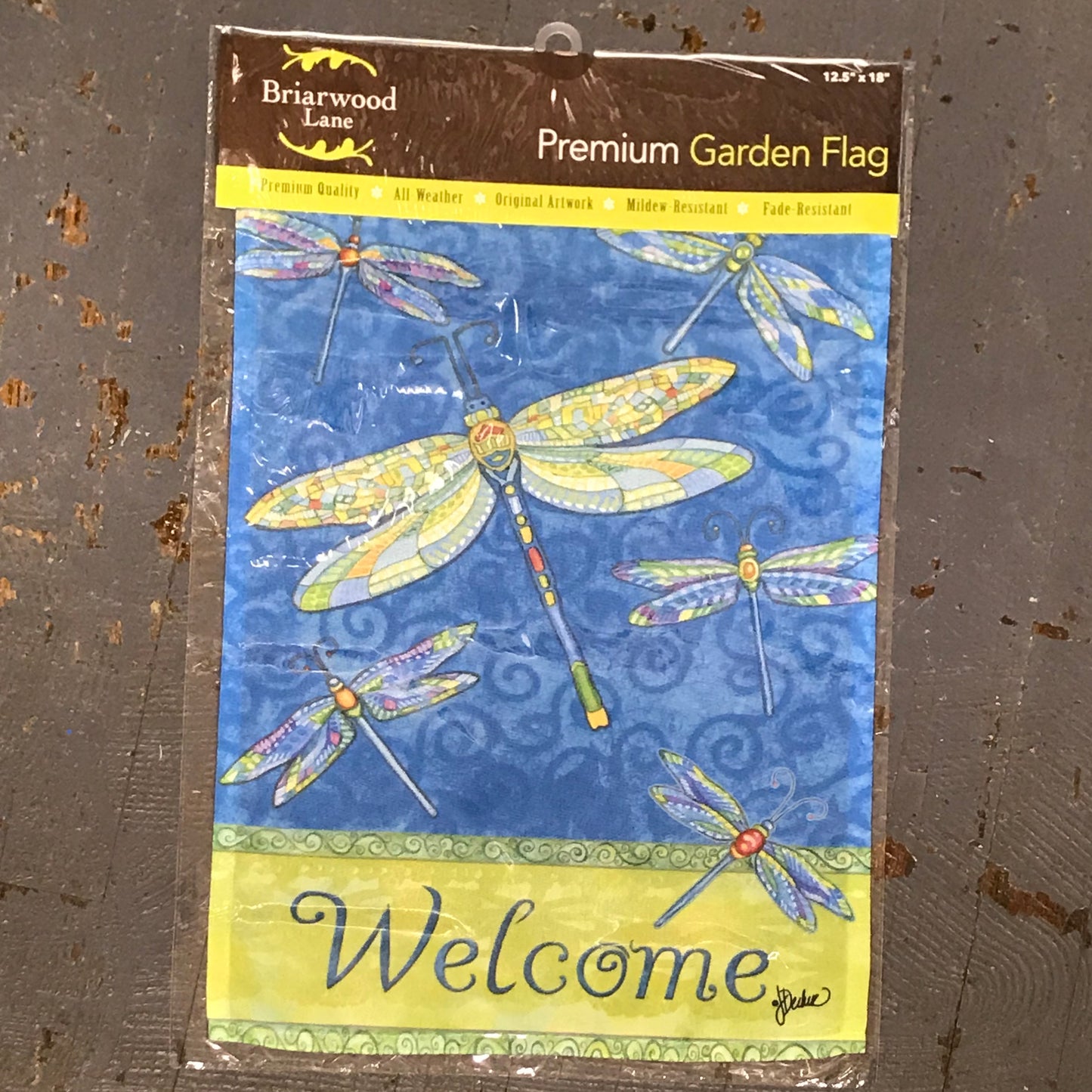 Dragonfly Flight Garden Flag