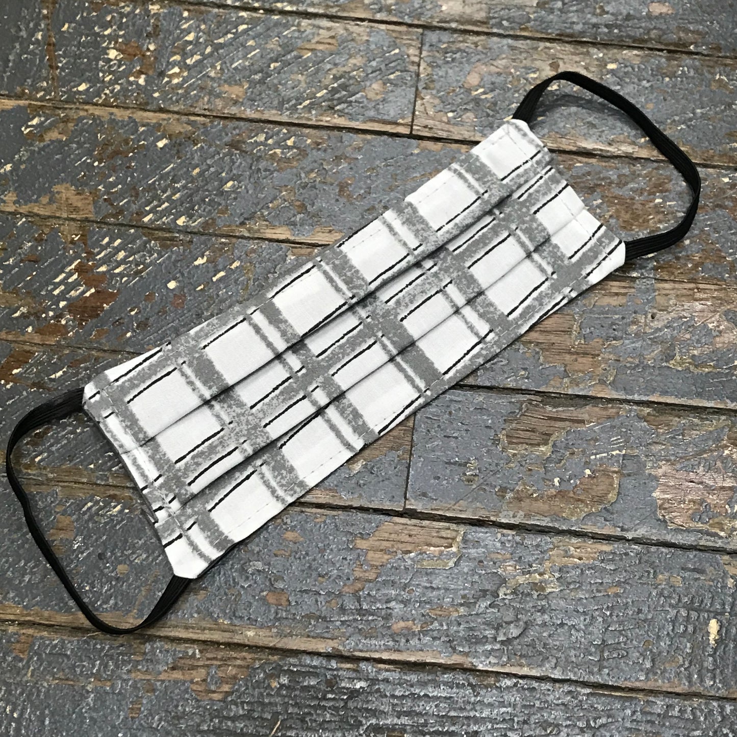 Geometric Print Stripe Handmade Cotton Cloth Face Mask Reversible Reusable