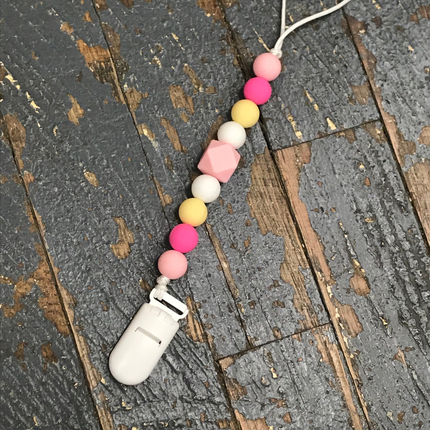 Infant Toddler Baby Teething Teether Pacifier Binky Clip Girl