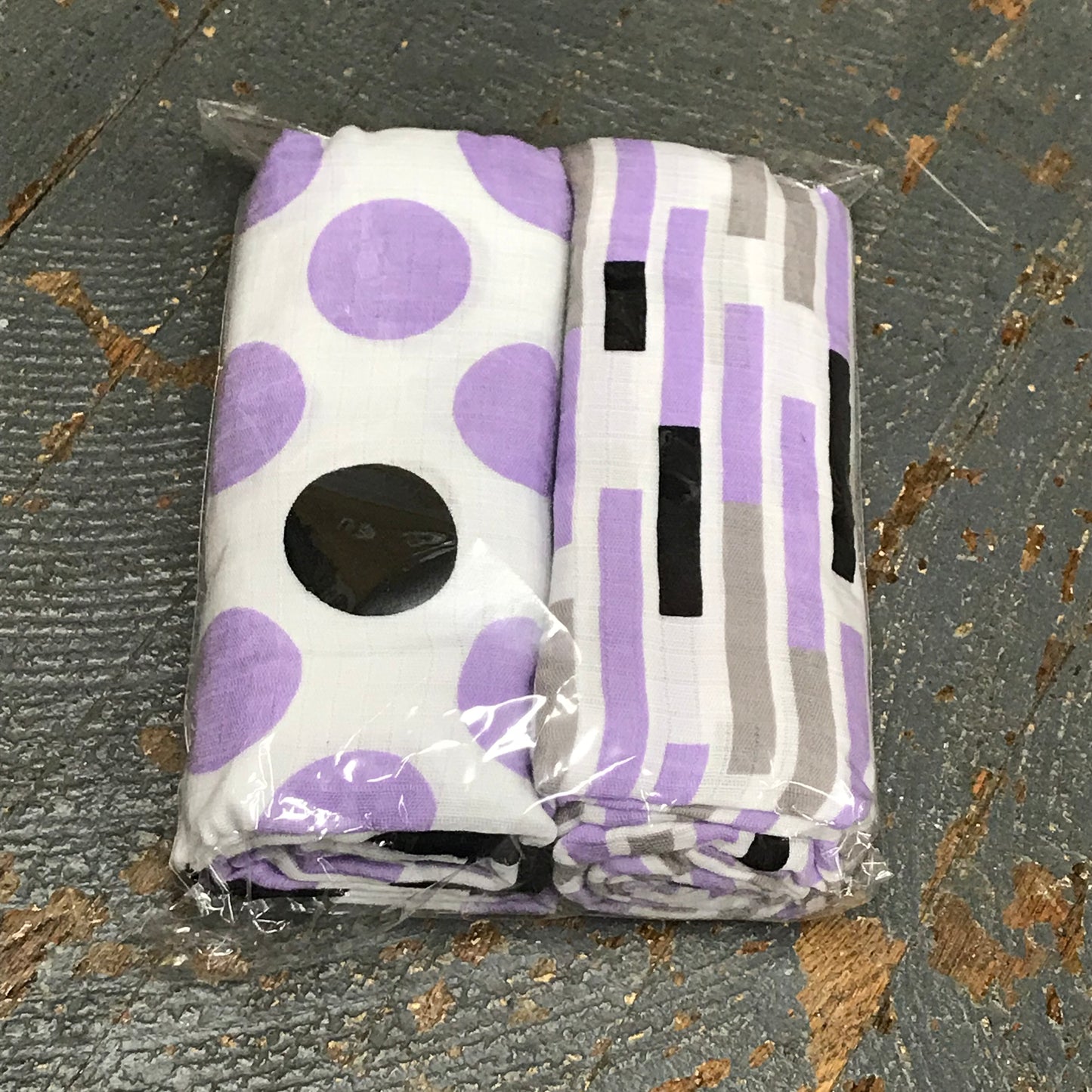 Infant Toddler Baby Cotton Muslin Blanket Set Purple