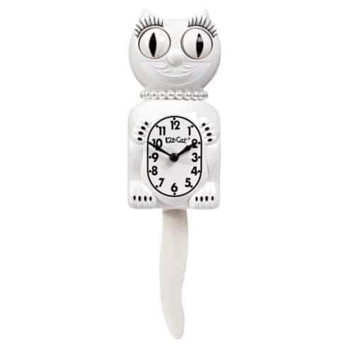 Classic White Lady Kit-Cat Klock Cat Clock – TheDepot.LakeviewOhio