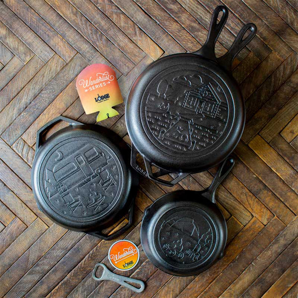 Cast Iron Cookware Lodge Wanderlust Series 3pc Pan Set –  TheDepot.LakeviewOhio