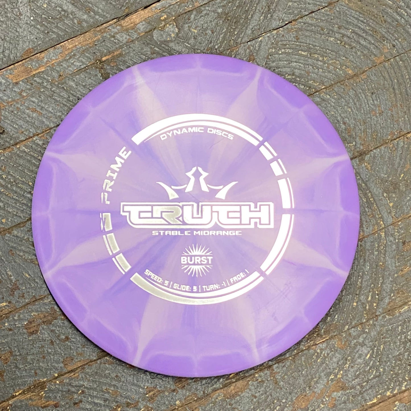 Disc Golf Mid Range Truth Dynamic Disc Prime Burst Purple