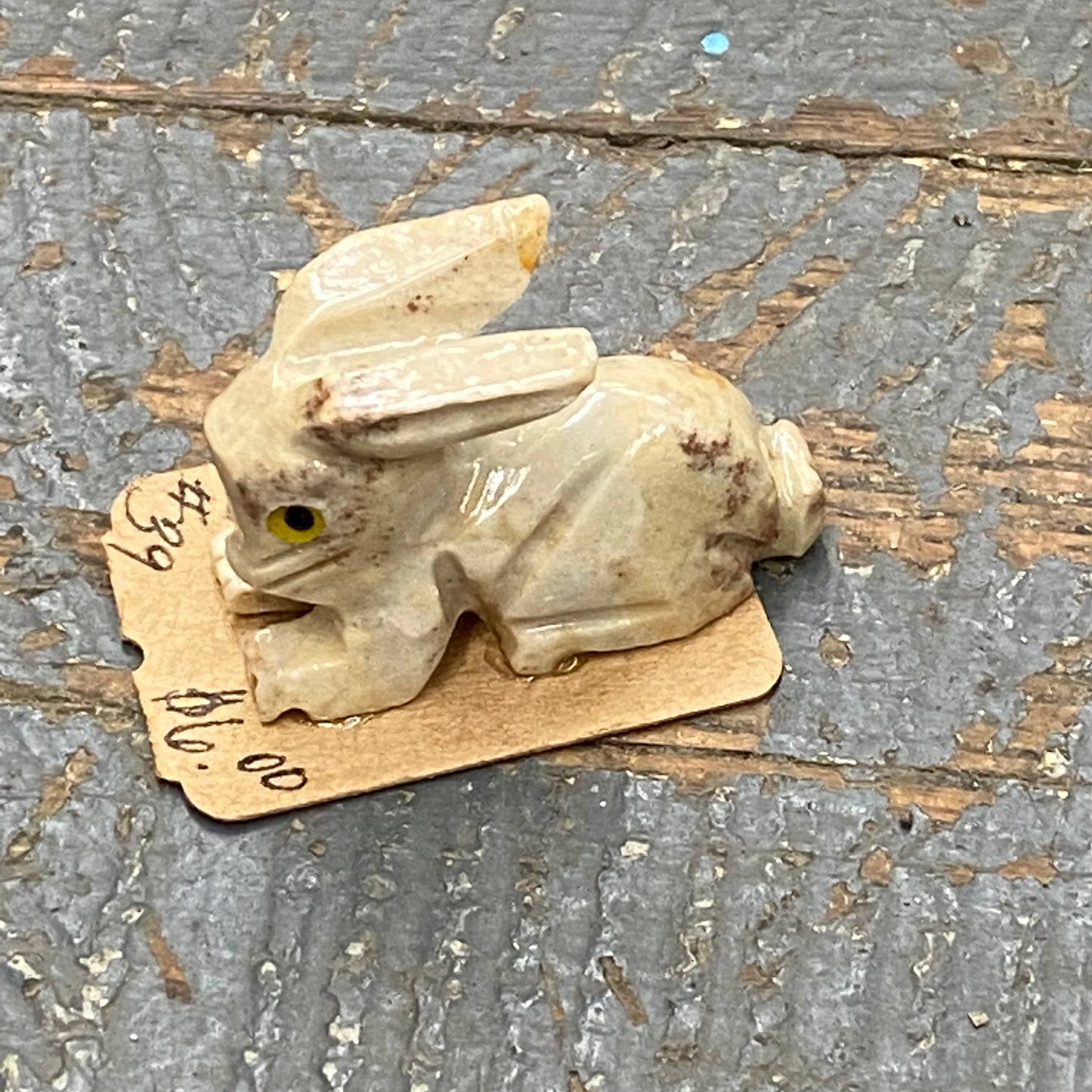 Soapstone Miniature Animal Figurine Rabbit