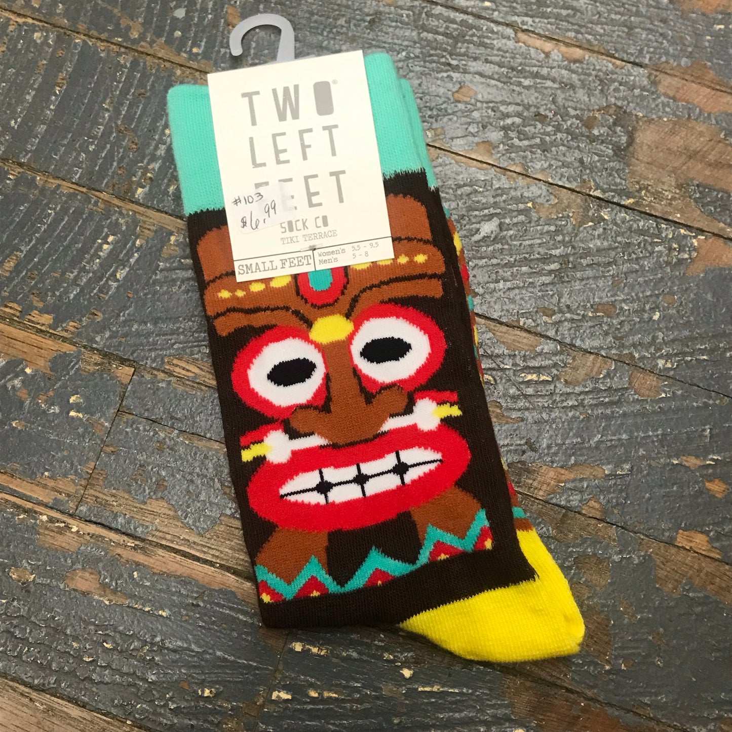 Tiki Terrace Two Left Feet Pair Socks