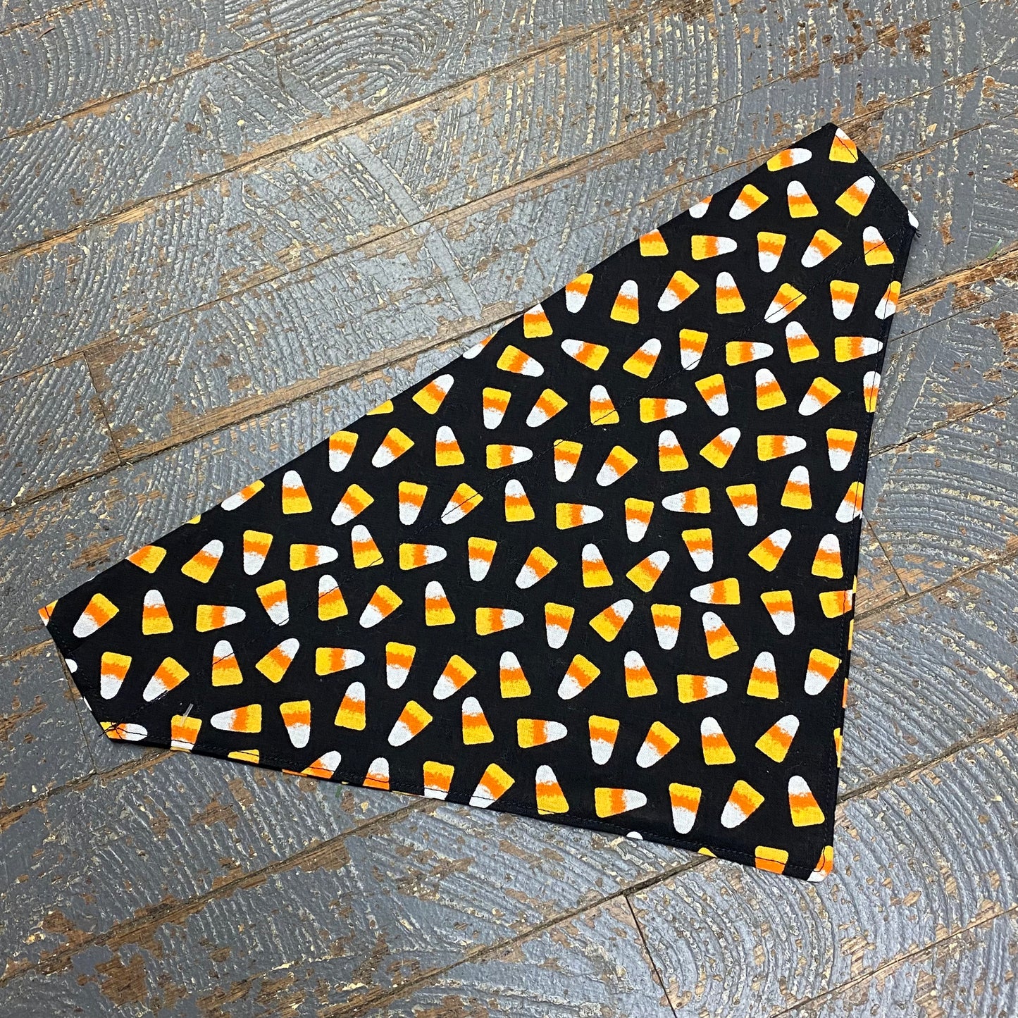 Trick or Treat Candy Corn Dog Collar Pet Bandanna Neck Scarf XLarge