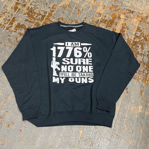 1776% Sure No One Will Take Graphic Designer Long Sleeve Crew Neck Sweatshirt