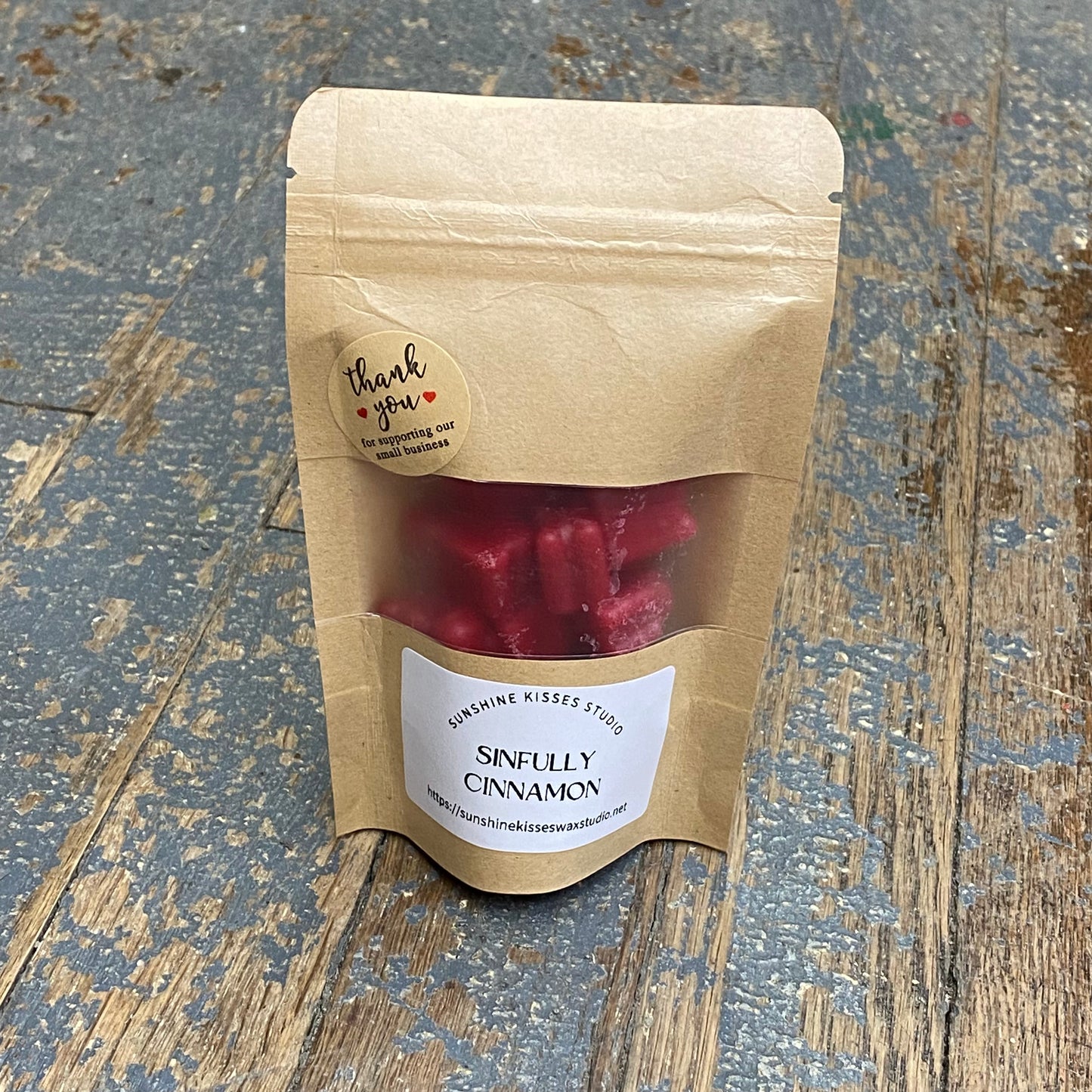 Sinfully Cinnamon Sunshine Kisses Melt Bar Tin Candle