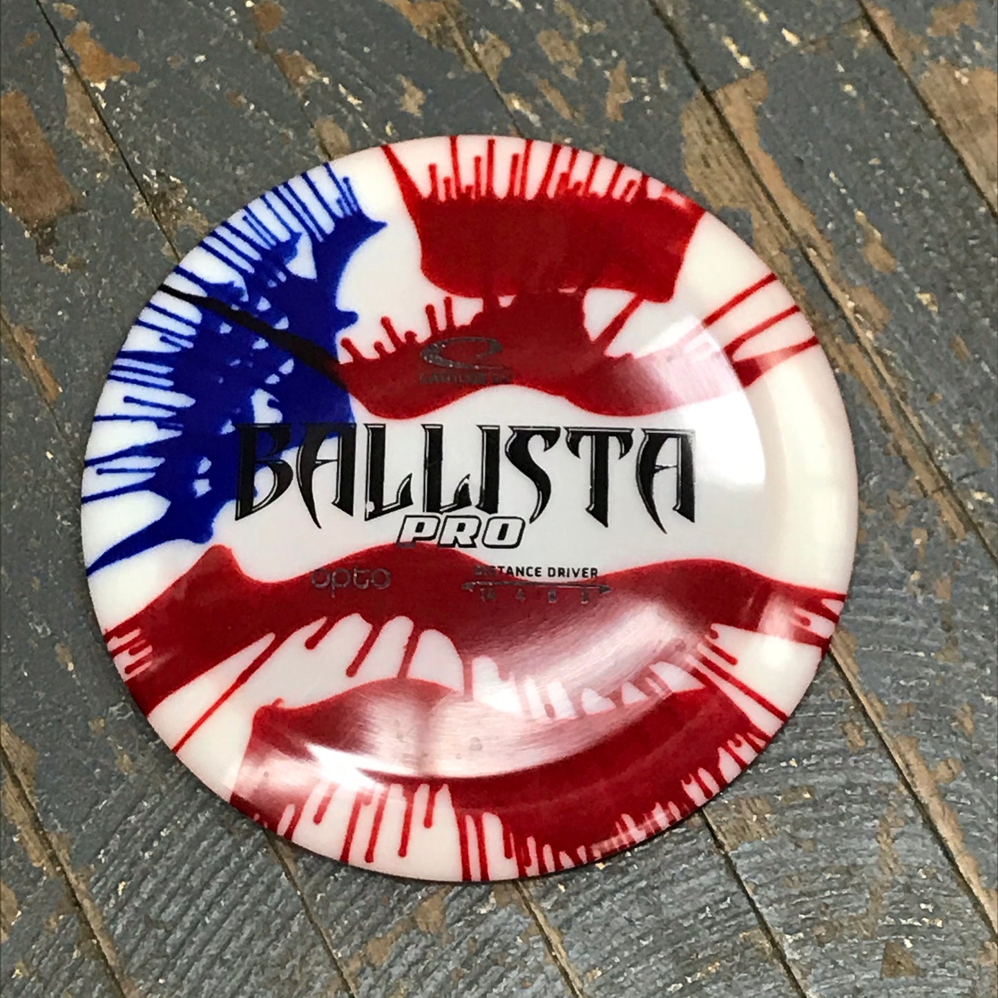 Disc Golf Distance Driver Ballista Pro Latitude 64 Disc Opto My Dye American Flag