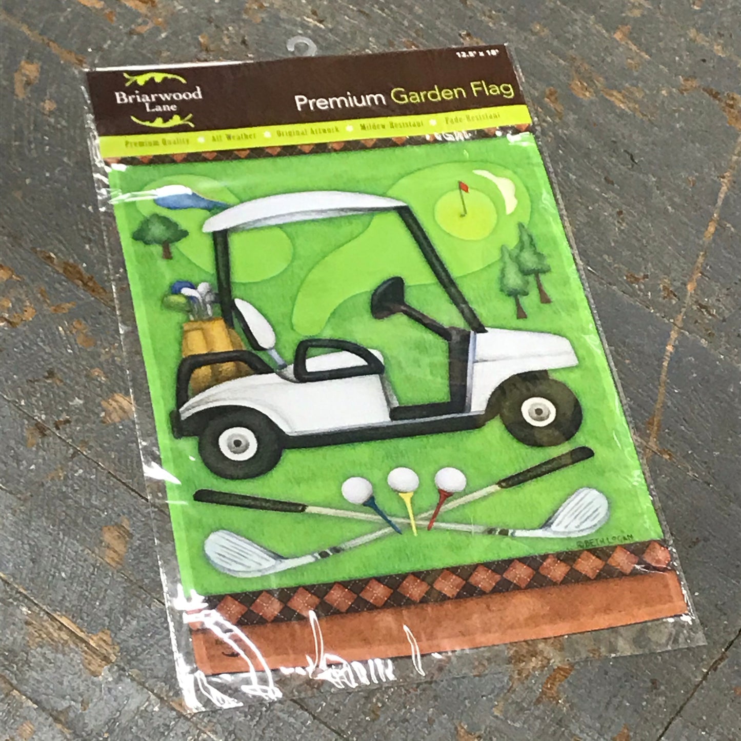 Golf Course Cart Garden Flag
