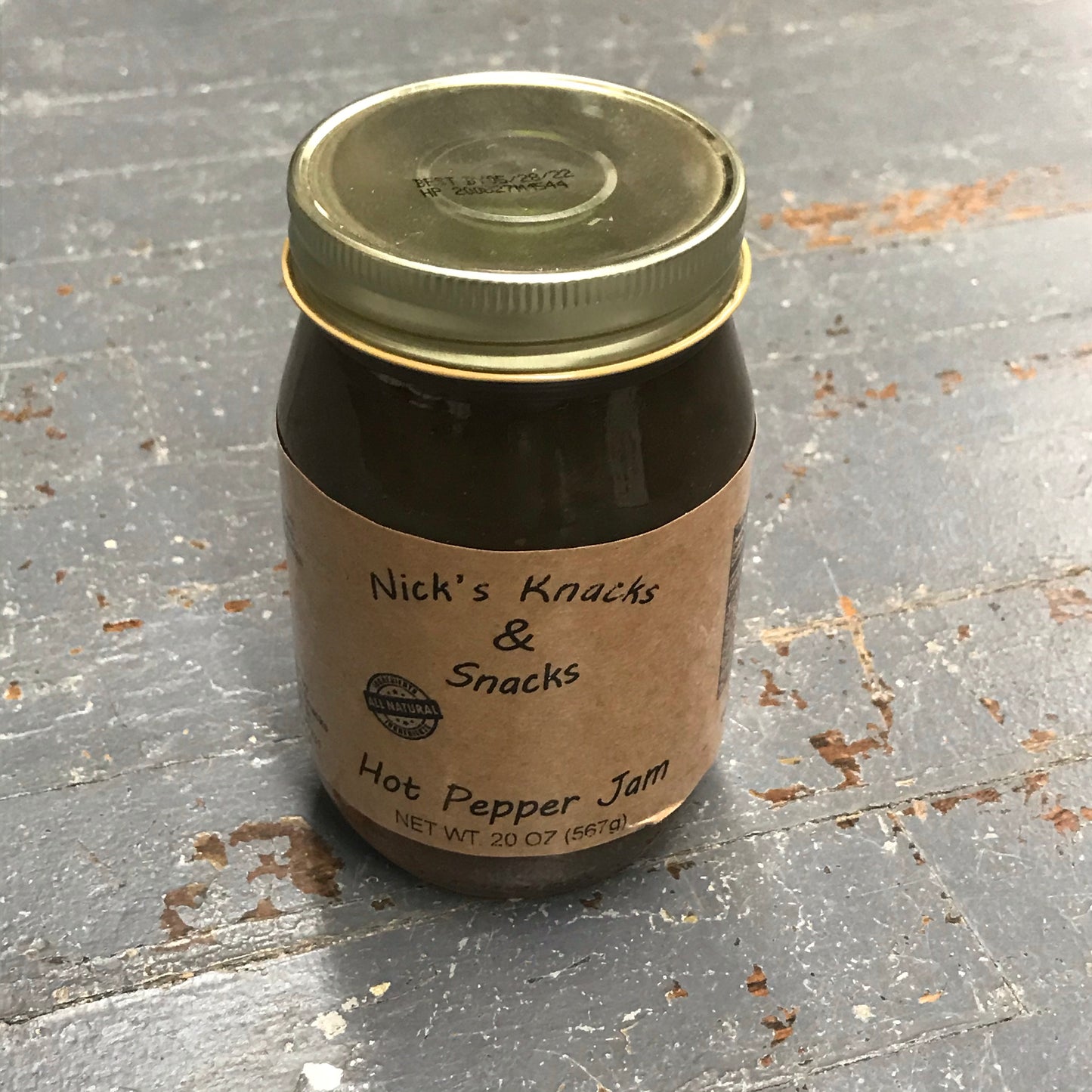 Nicks Snacks All Natural Hot Pepper Jam
