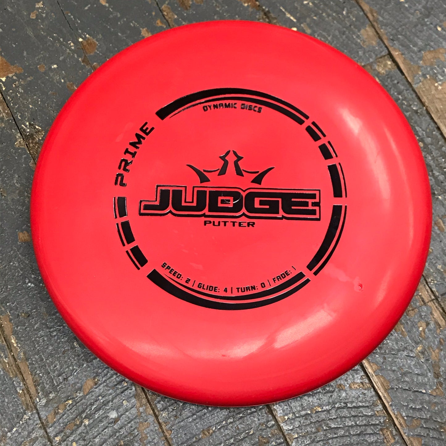 Disc Golf Putter Judge Dynamic Disc Prime Red
