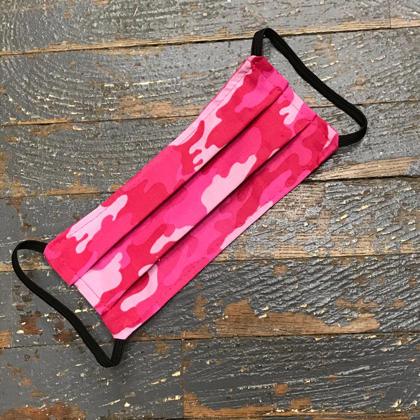 Pink Camo Handmade Cotton Cloth Face Mask Reversible Reusable