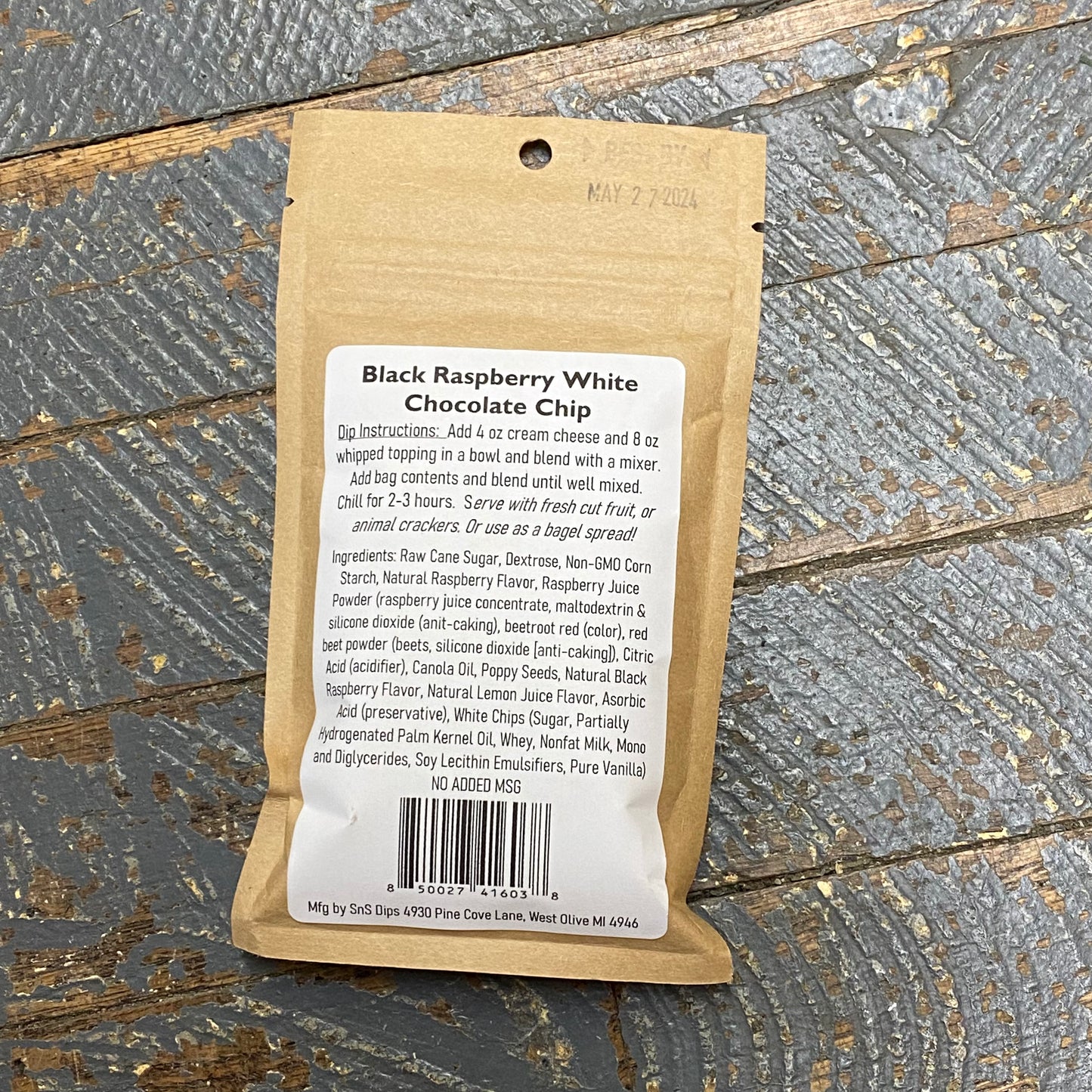 Small Batch Black Raspberry White Chocolate Dip