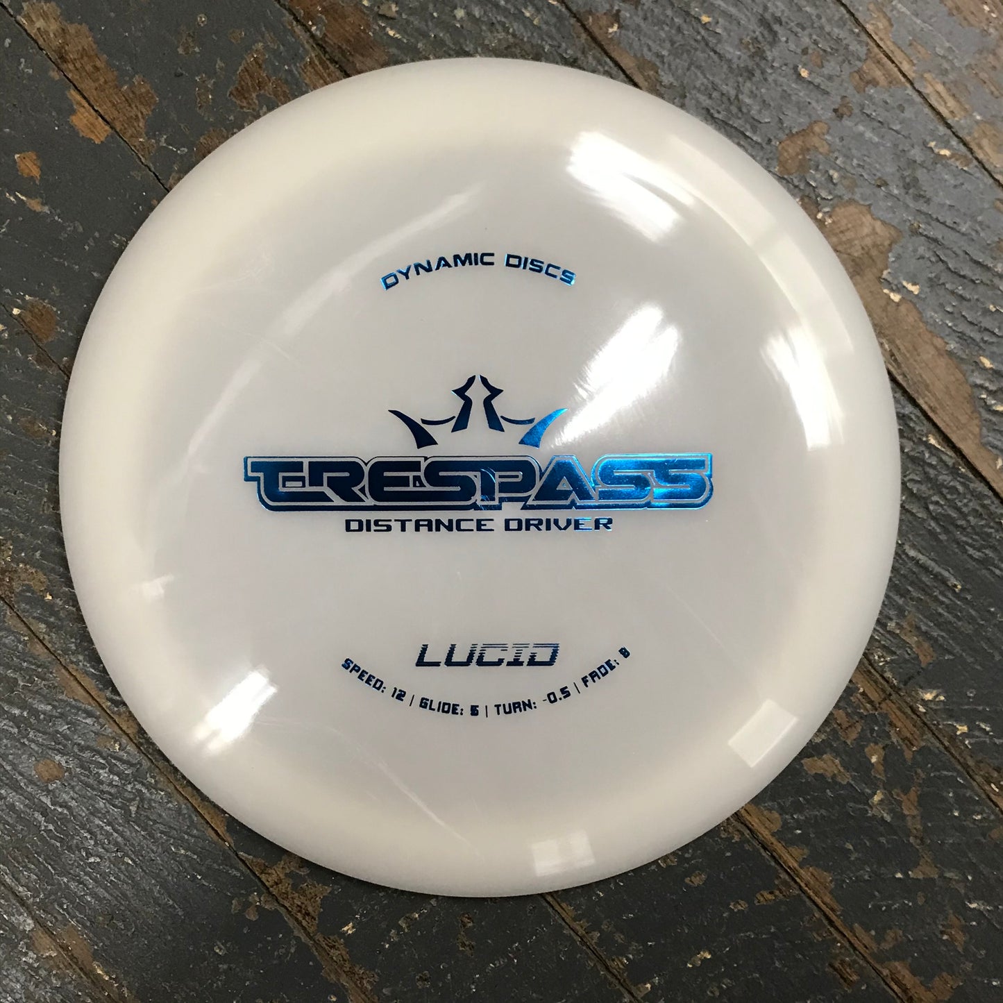 Disc Golf Distance Driver Trespass Dynamic Disc Lucid White
