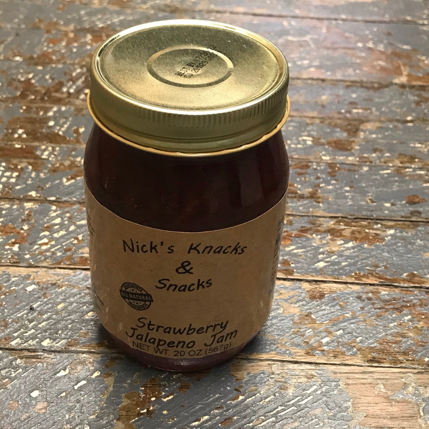 Nicks Snacks All Natural Strawberry Jalapeno Jam