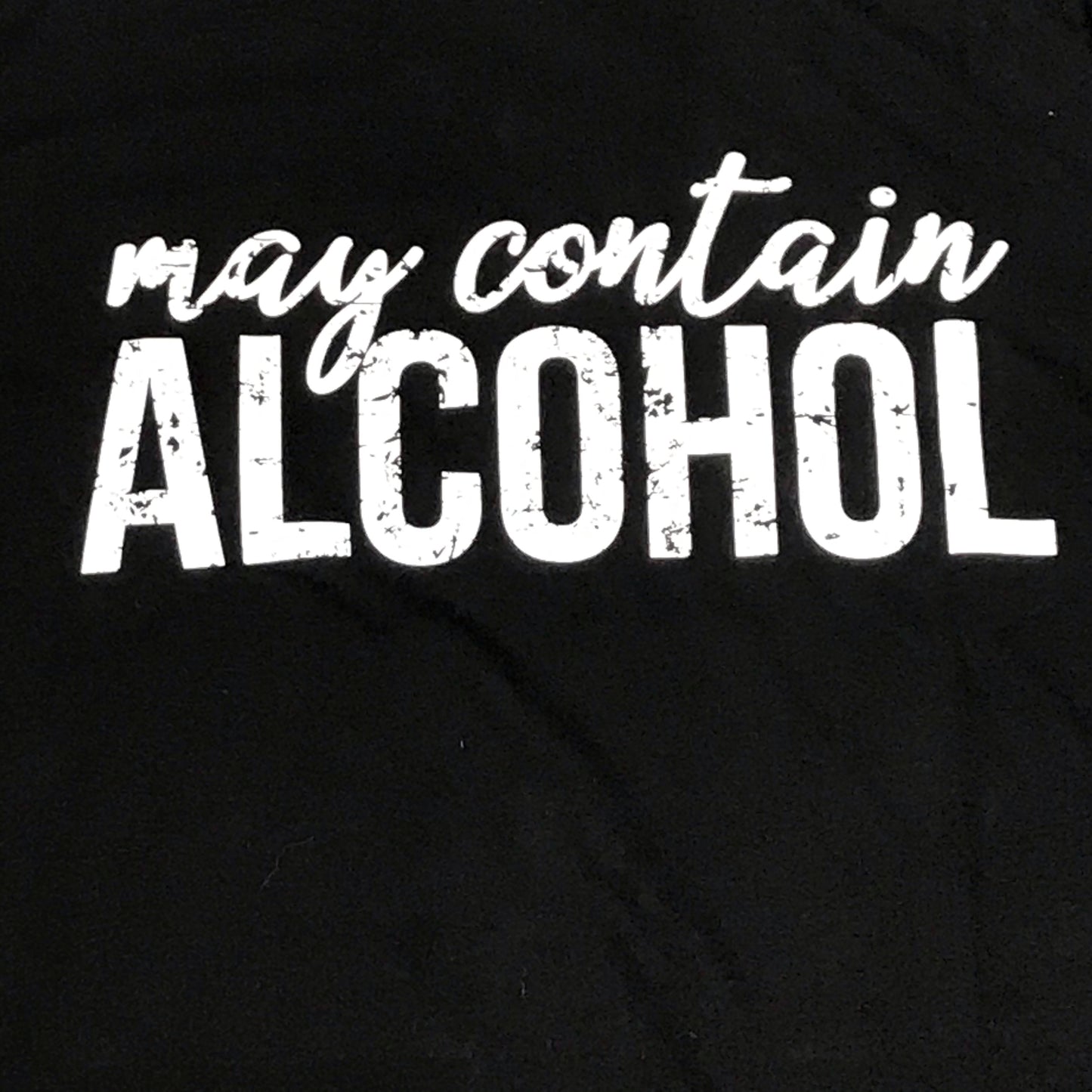 May Contain Alcohol Graphic Designer Short Sleeve T-Shirt