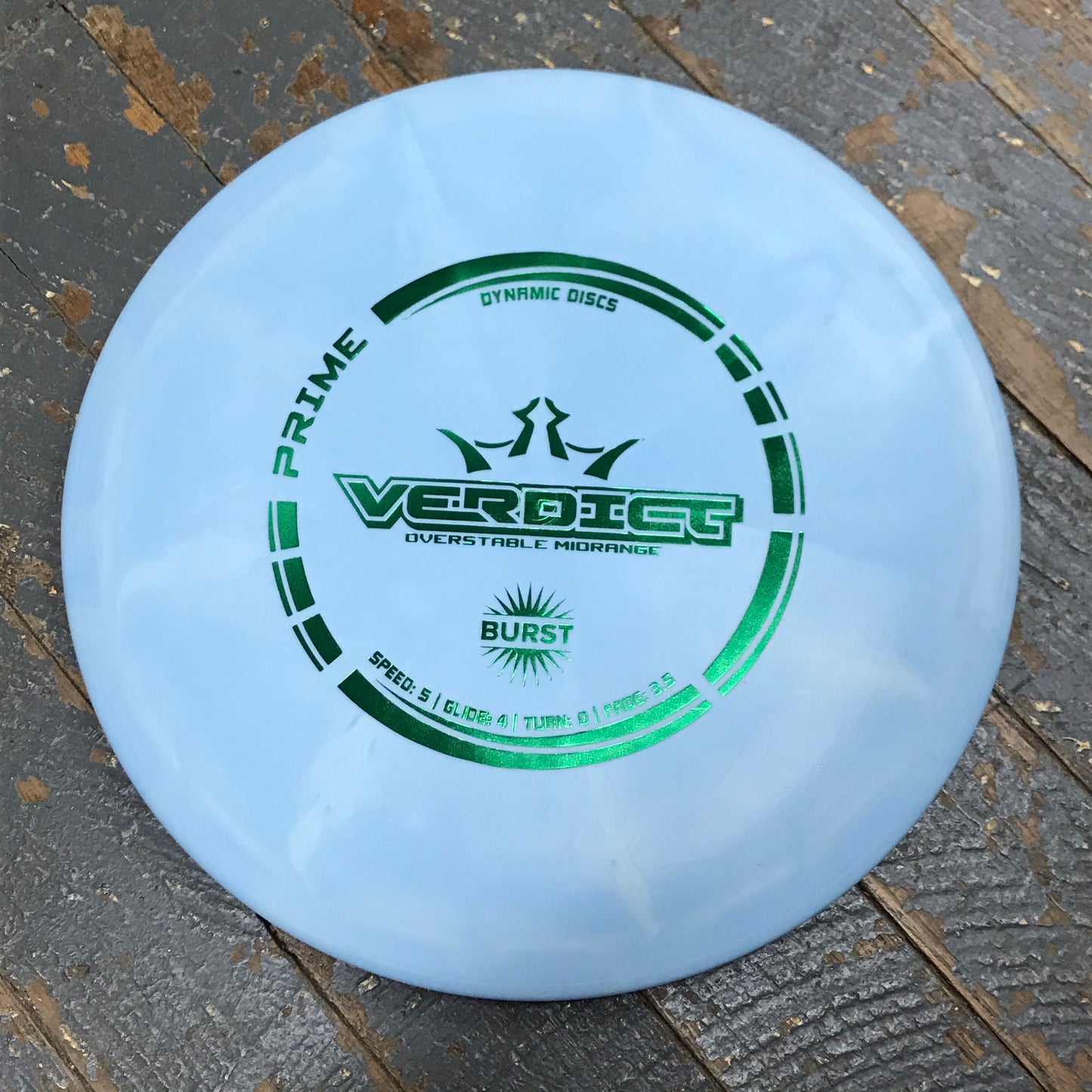 Disc Golf Mid Range Verdict Dynamic Disc Prime Burst Blue