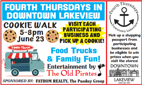 Fourth Thursday Food Truck Cookie Walk Downtown Lakeview