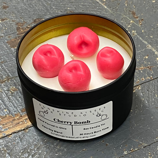 Cherry Bomb Sunshine Kisses Melt Bar Tin Candle