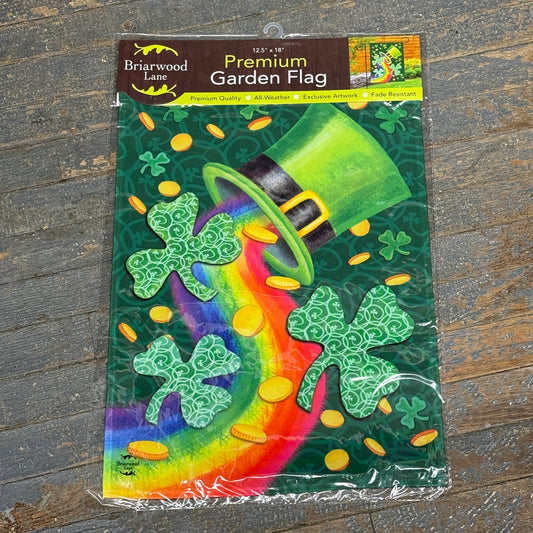 St Patricks Luck Holiday Garden Flag