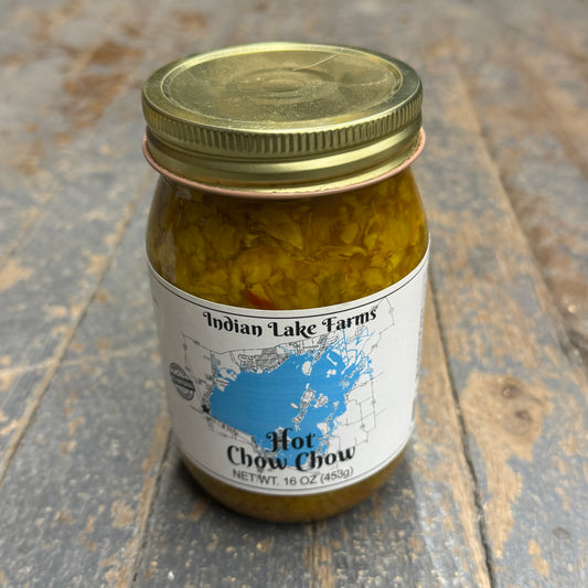 Nicks Snacks All Natural Chow Chow Hot Relish
