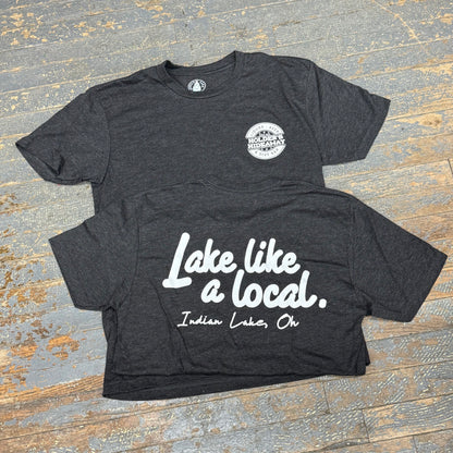Holders Hideaway Lake Like Local Black Short Sleeve T-Shirt Graphic Designer Tee