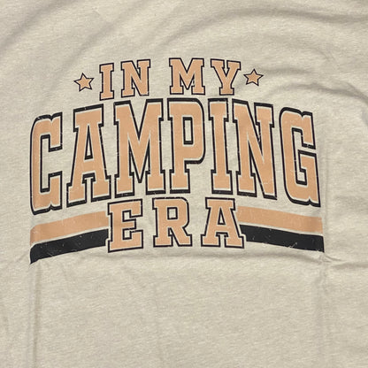 In My Camping Era Short Sleeve T-Shirt Oatmeal Graphic Designer Tee