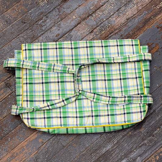 Handmade Fabric Cloth Casserole Carrier Coozie Hot Cold Pad Holder Green