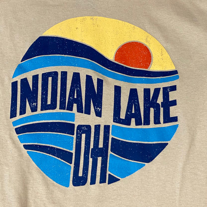 Sunrise Indian Lake OH Sand Graphic Designer Short Sleeve T-Shirt