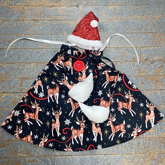 Goose Clothes Complete Holiday Goose Outfit Reindeer Scene Dress and Hat Costume