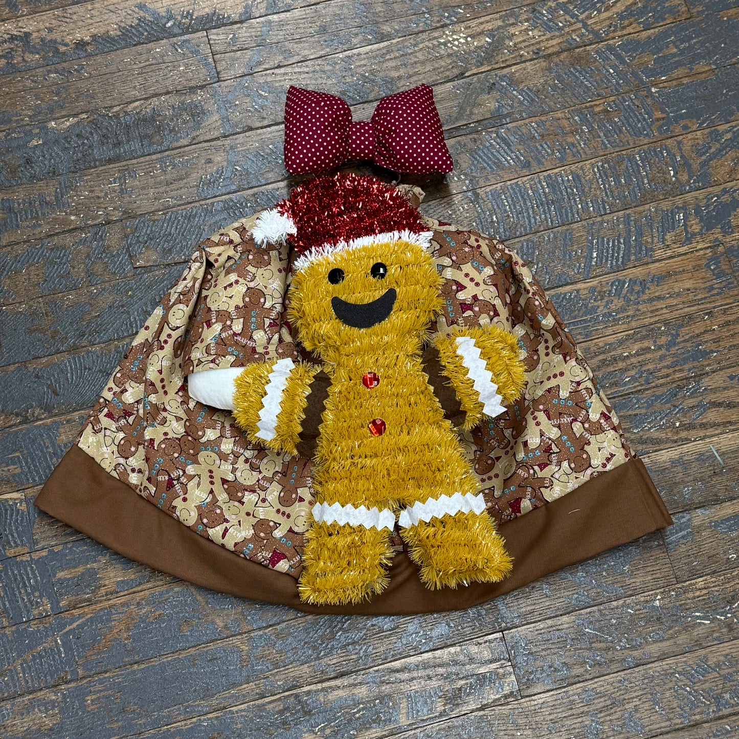 Goose Clothes Complete Holiday Goose Outfit Gingerbread Dress and Hat Costume