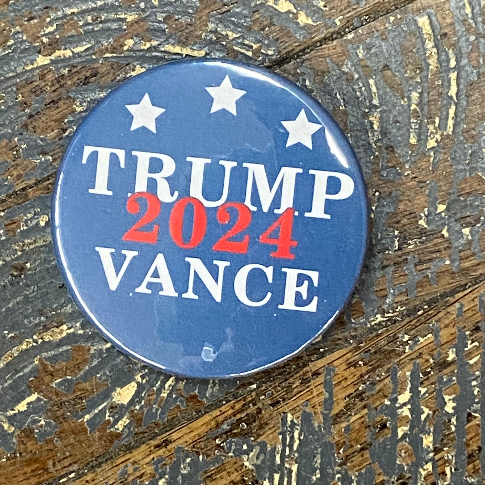 Trump Vance 2024 Presidential Button