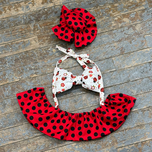 Goose Clothes Complete Holiday Goose Outfit Swimsuit Bikini Ladybug Dress Costume